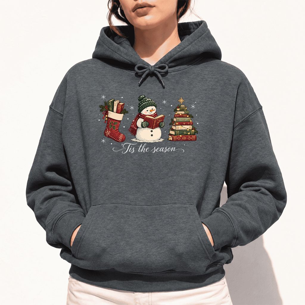 'Tis The Season Softstyle Hoodie | Christmas Gift Dark Heather