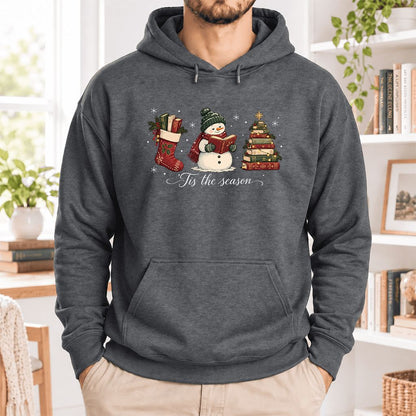 'Tis The Season Softstyle Hoodie | Christmas Gift Dark Heather