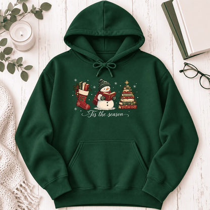 'Tis The Season Softstyle Hoodie | Christmas Gift Forest Green