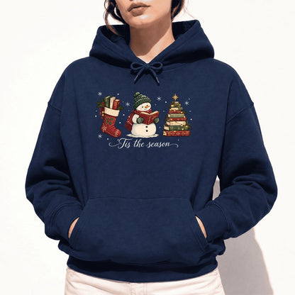 'Tis The Season Softstyle Hoodie | Christmas Gift Navy