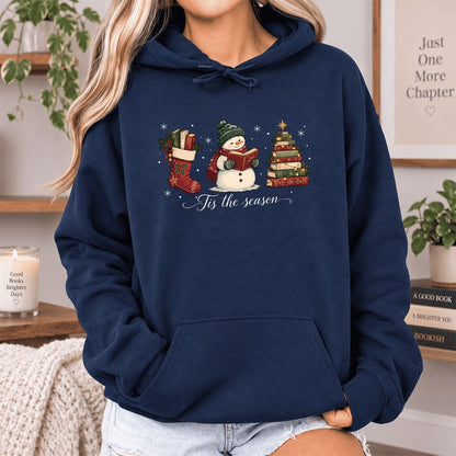'Tis The Season Softstyle Hoodie | Christmas Gift Navy