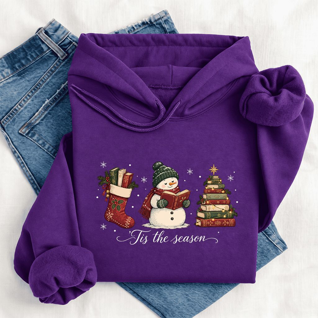 'Tis The Season Softstyle Hoodie | Christmas Gift Purple