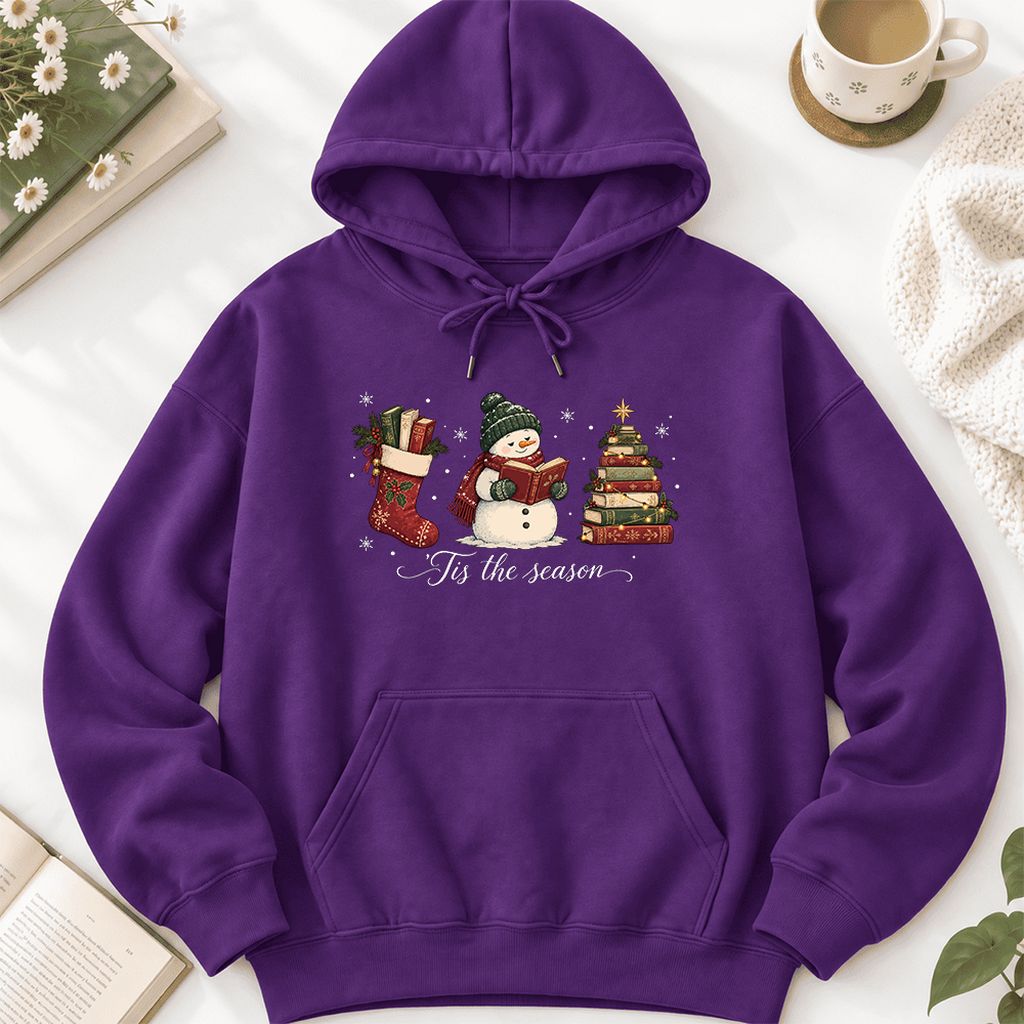 'Tis The Season Softstyle Hoodie | Christmas Gift Purple