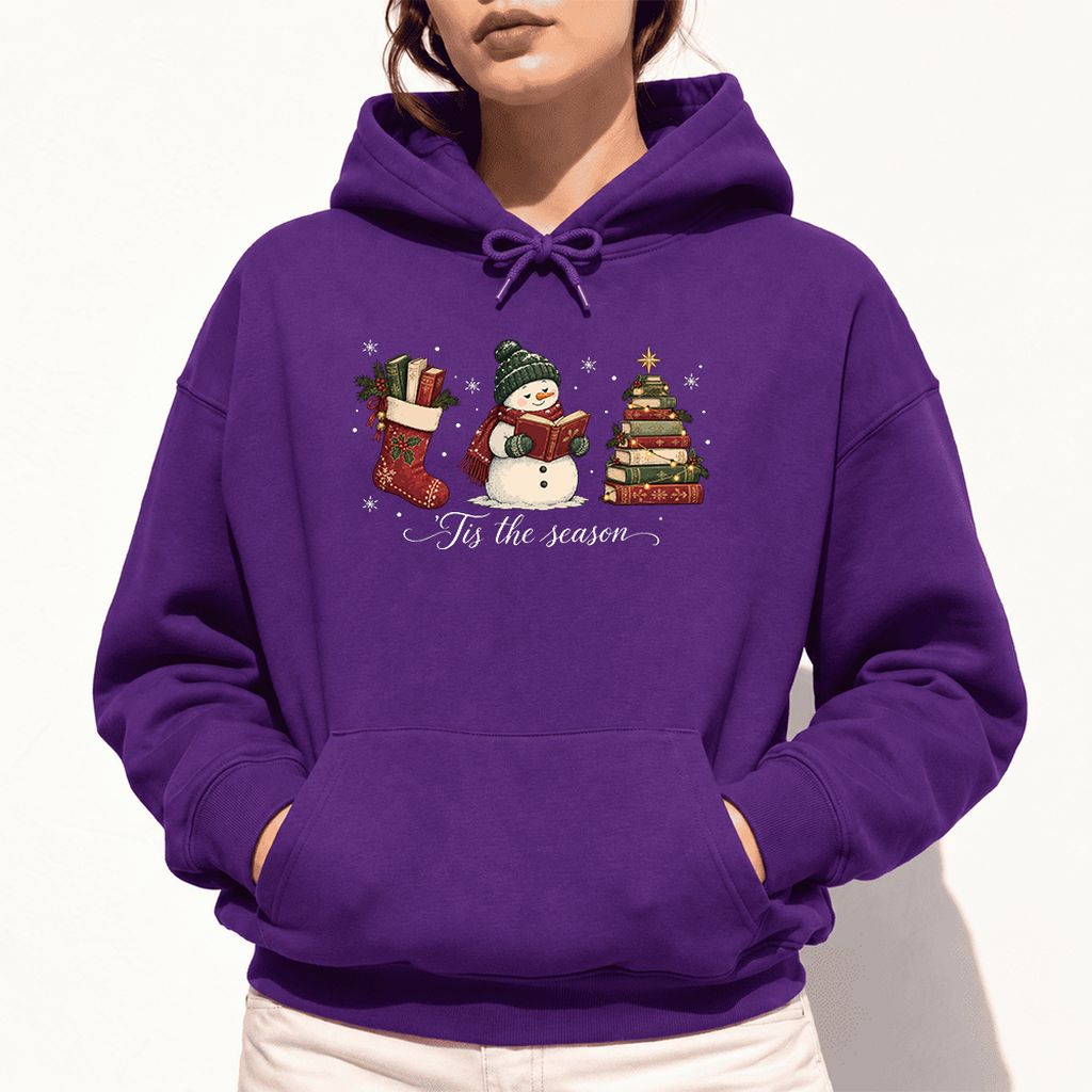 'Tis The Season Softstyle Hoodie | Christmas Gift Purple