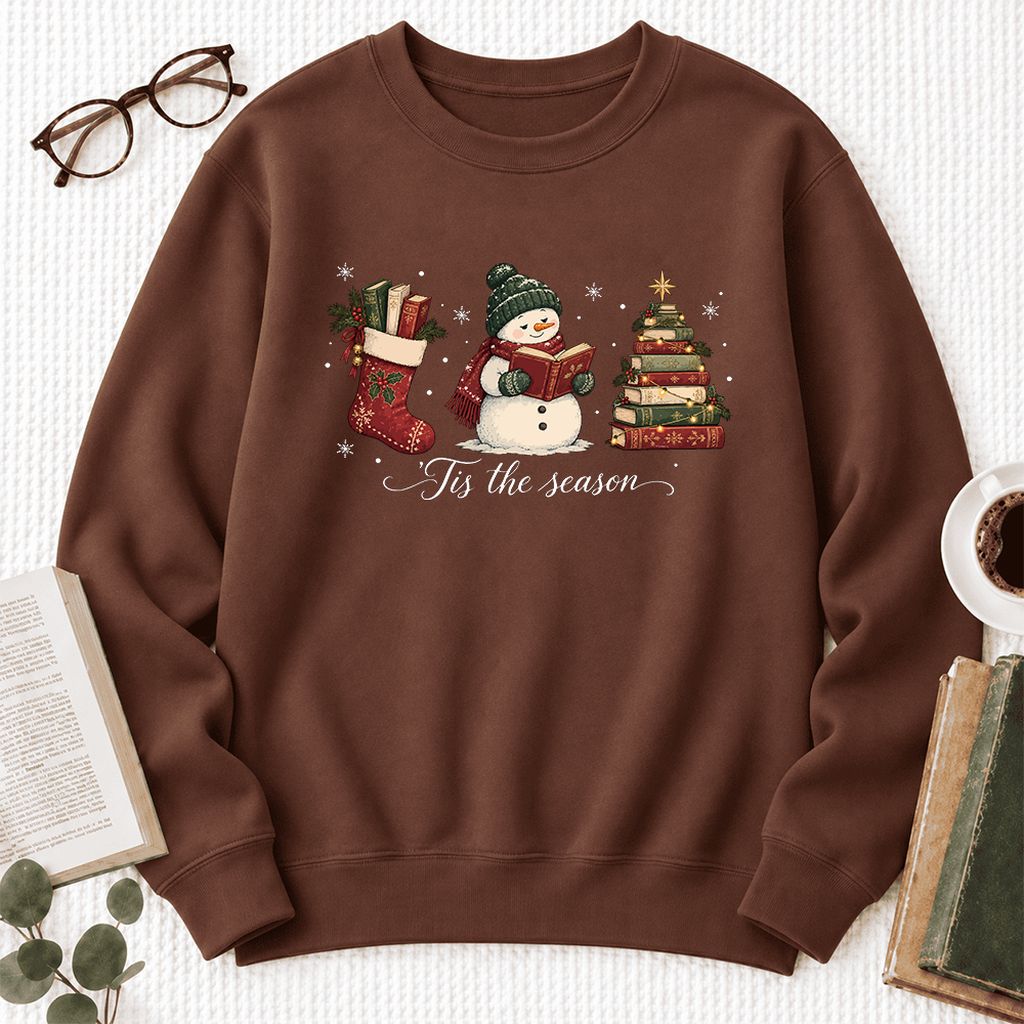 'Tis The Season Softstyle Sweatshirt | Christmas Gift Cocoa