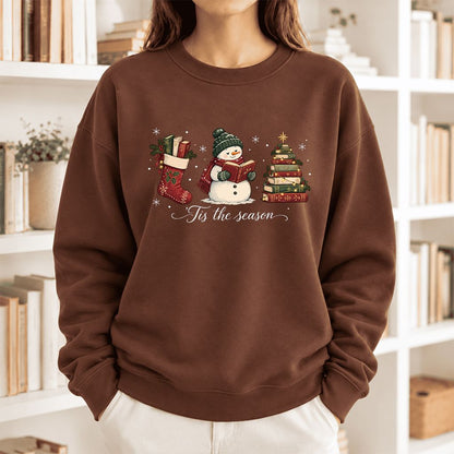 'Tis The Season Softstyle Sweatshirt | Christmas Gift Cocoa