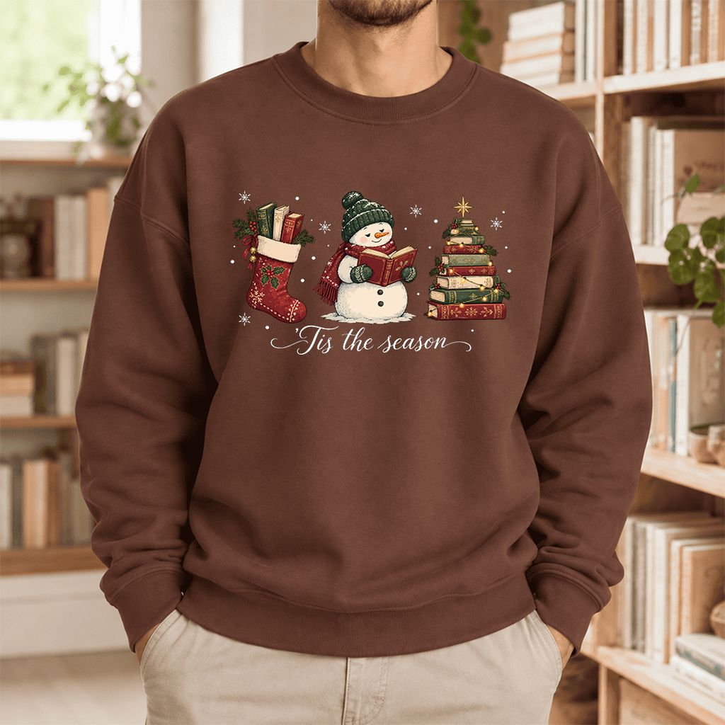 'Tis The Season Softstyle Sweatshirt | Christmas Gift Cocoa