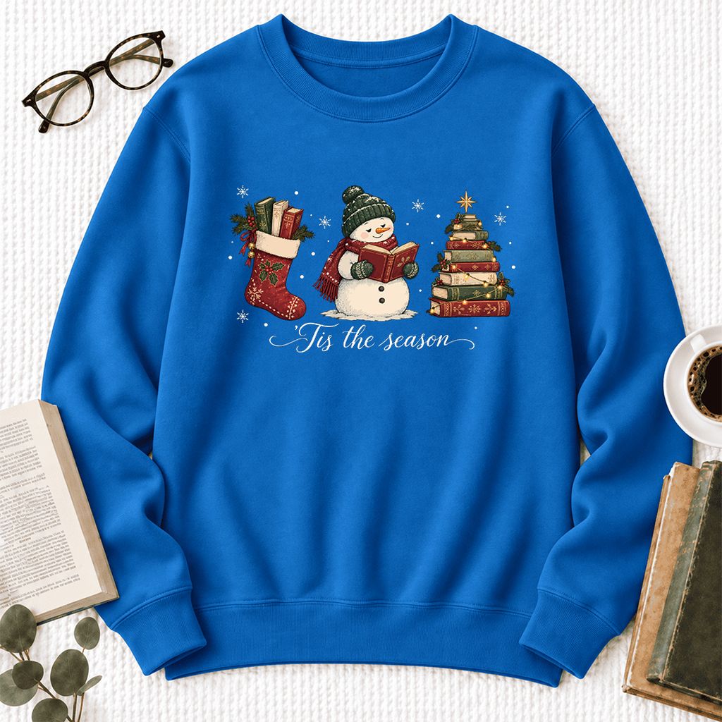 'Tis The Season Softstyle Sweatshirt | Christmas Gift Royal