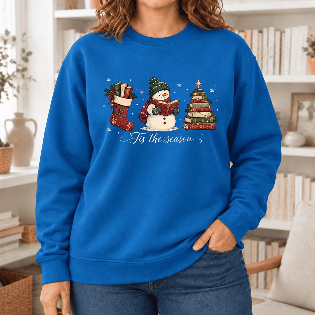 'Tis The Season Softstyle Sweatshirt | Christmas Gift Royal