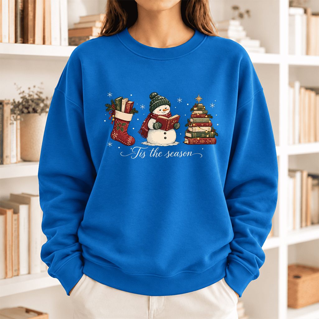 'Tis The Season Softstyle Sweatshirt | Christmas Gift Royal