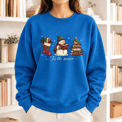 'Tis The Season Softstyle Sweatshirt | Christmas Gift Royal