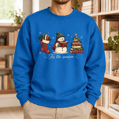 'Tis The Season Softstyle Sweatshirt | Christmas Gift Royal