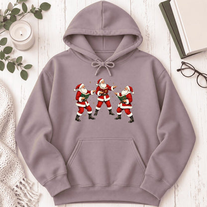 Three Reading Santas Softstyle Hoodie | Christmas Reader Gift Paragon