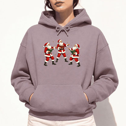 Three Reading Santas Softstyle Hoodie | Christmas Reader Gift Paragon