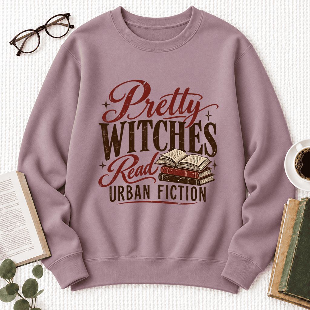 Pretty Witches Read Urban Fiction Softstyle Sweatshirt | Bold Book Lover Gift Paragon