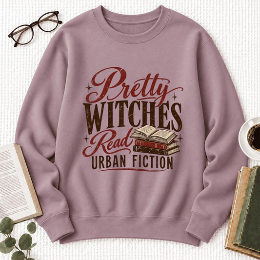 Pretty Witches Read Urban Fiction Softstyle Sweatshirt | Bold Book Lover Gift Paragon