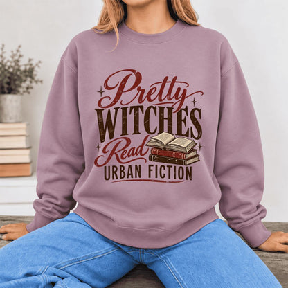 Pretty Witches Read Urban Fiction Softstyle Sweatshirt | Bold Book Lover Gift Paragon