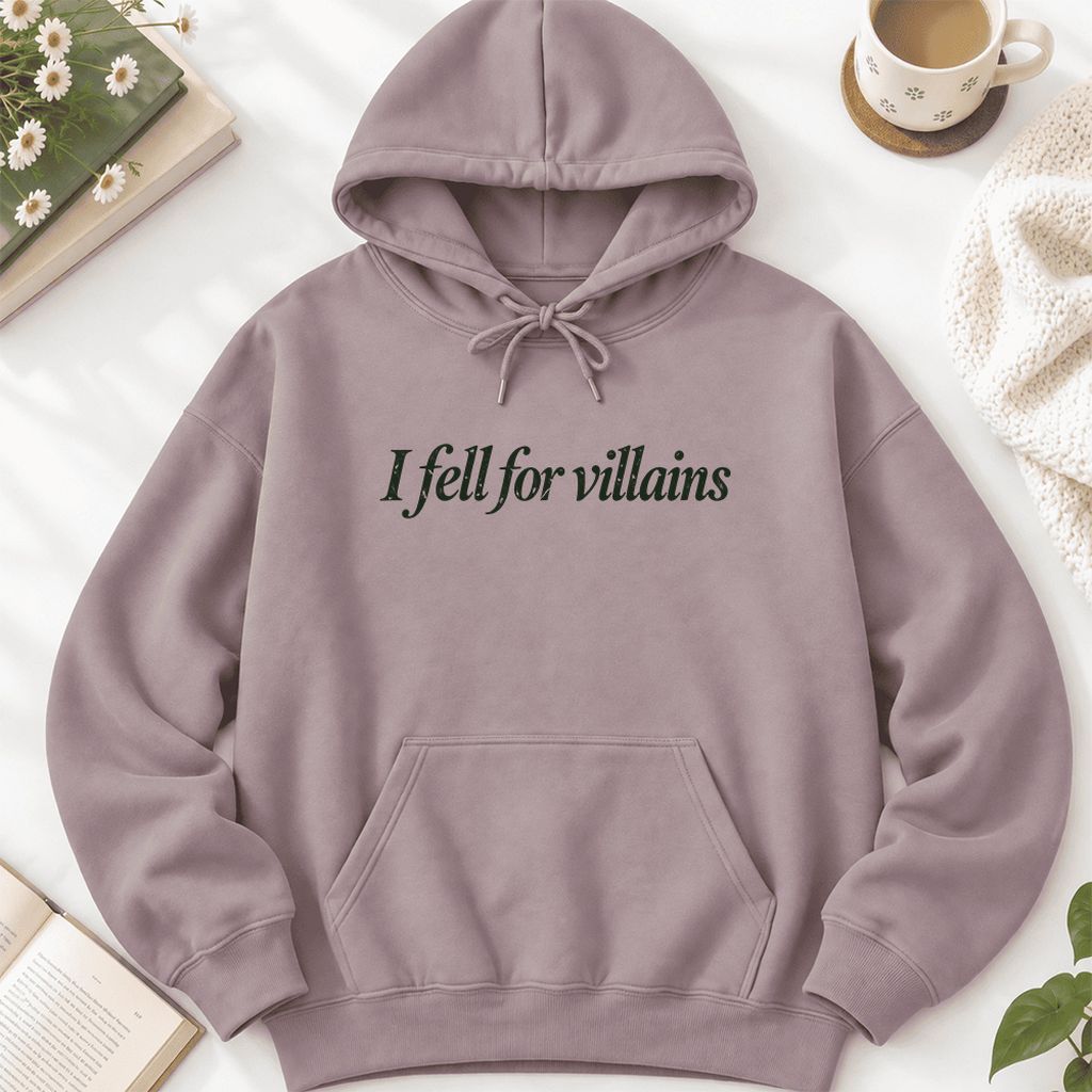 I Fell For Villains Softstyle Hoodie | Dark Romance Reader Gift Paragon
