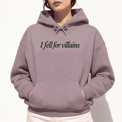 I Fell For Villains Softstyle Hoodie | Dark Romance Reader Gift Paragon