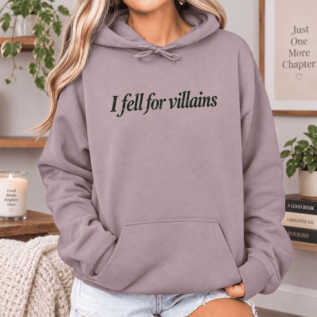I Fell For Villains Softstyle Hoodie | Dark Romance Reader Gift Paragon