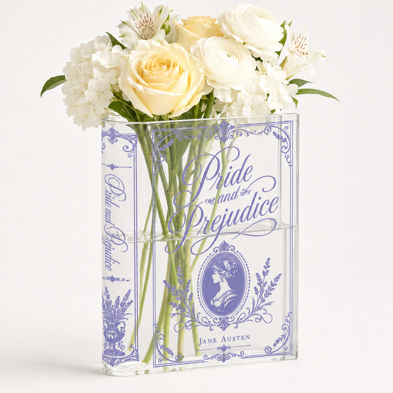 Pride And Prejudice Acrylic Book Vase Book Lover Gift