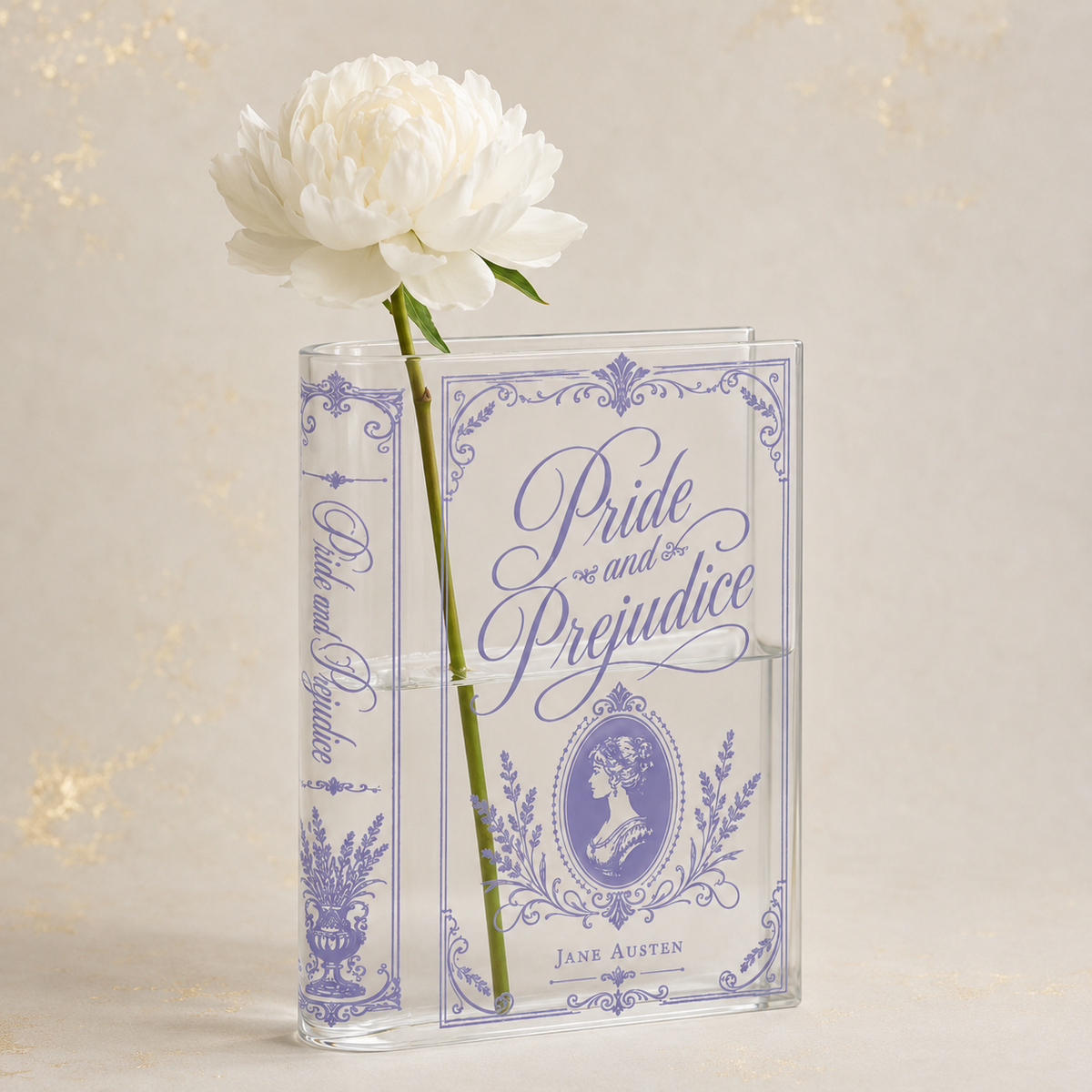 Pride And Prejudice Acrylic Book Vase Book Lover Gift