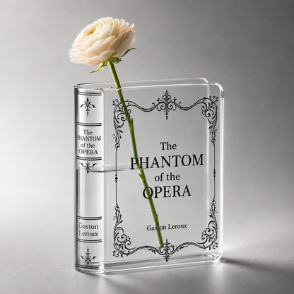 The Phantom Of The Opera Acrylic Book Vase Book Lover Gift