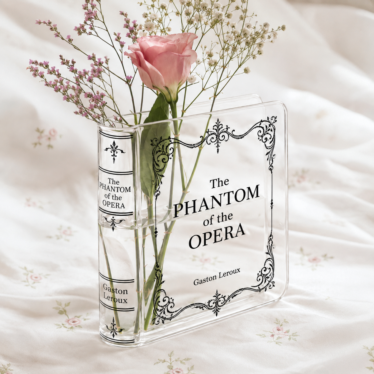 The Phantom Of The Opera Acrylic Book Vase Book Lover Gift