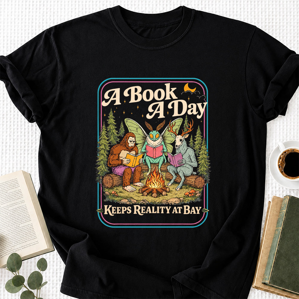 Cryptid Book Club Softstyle T-Shirt | Book Lover Gift Black