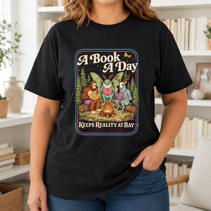 Cryptid Book Club Softstyle T-Shirt | Book Lover Gift Black