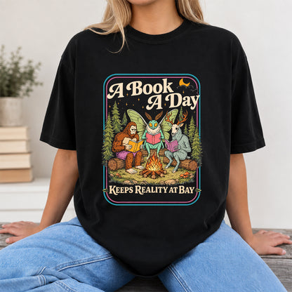 Cryptid Book Club Softstyle T-Shirt | Book Lover Gift Black