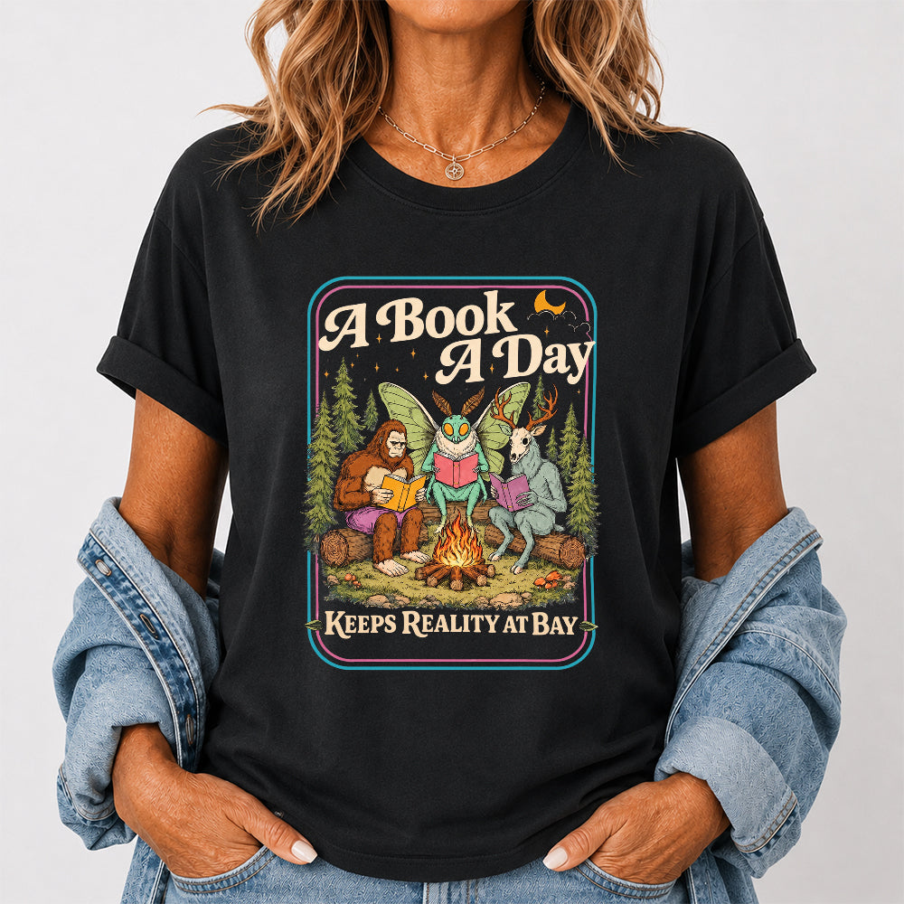 Cryptid Book Club Softstyle T-Shirt | Book Lover Gift Black