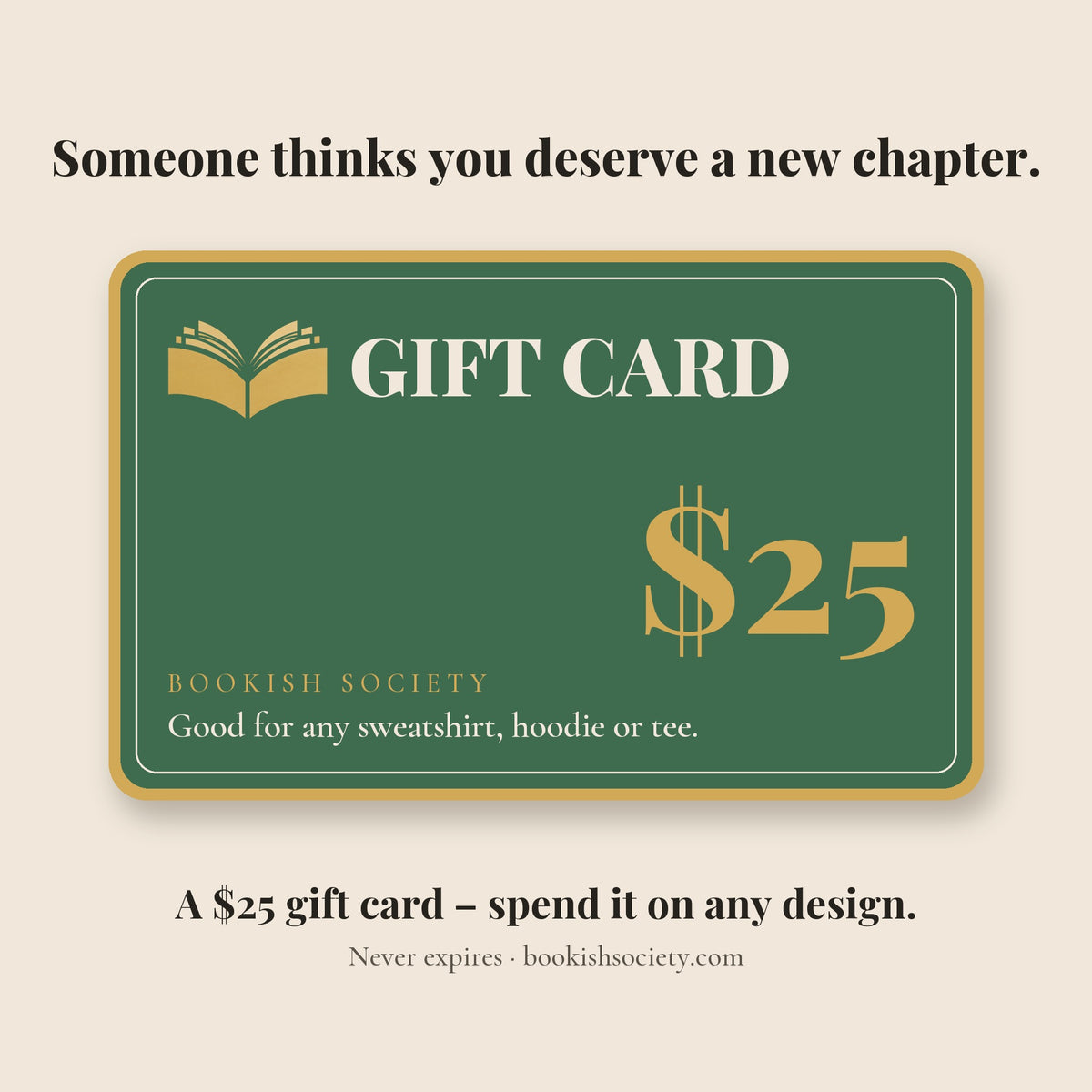 Bookish Society Gift Card $25