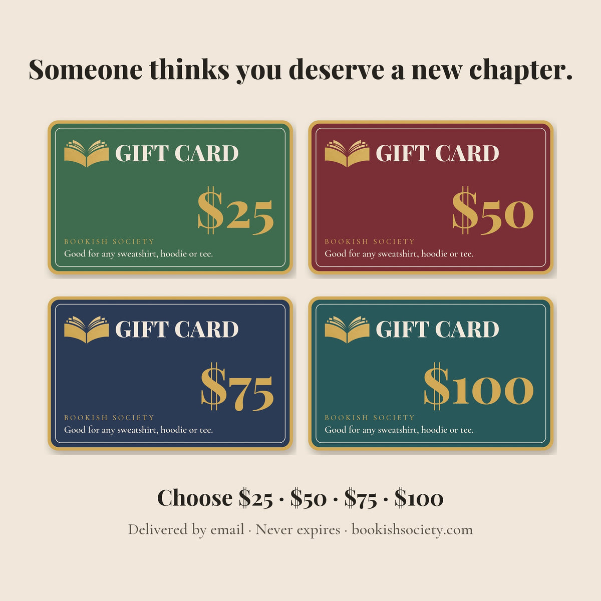 Bookish Society Gift Card