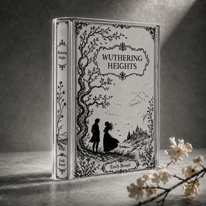 Wuthering Heights Acrylic Book Vase Book Lover Gift