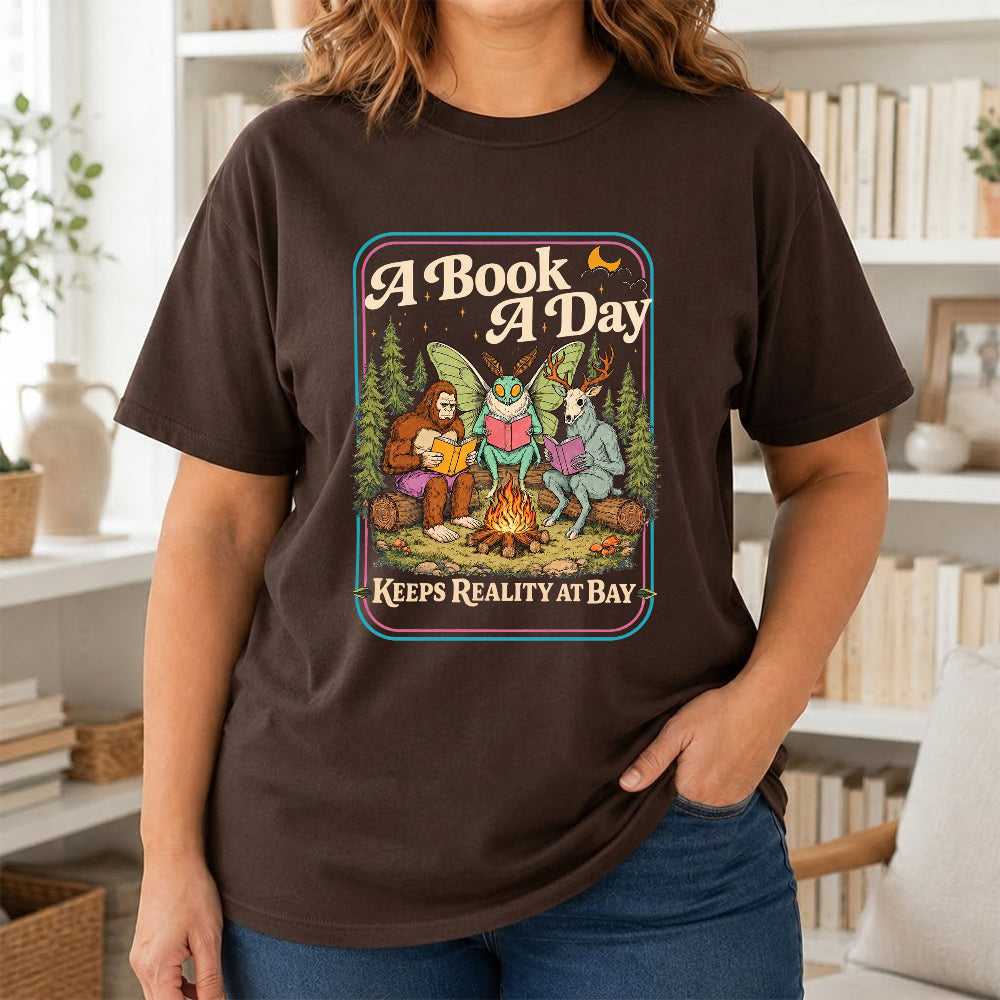 Cryptid Book Club Softstyle T-Shirt | Book Lover Gift Dark Chocolate