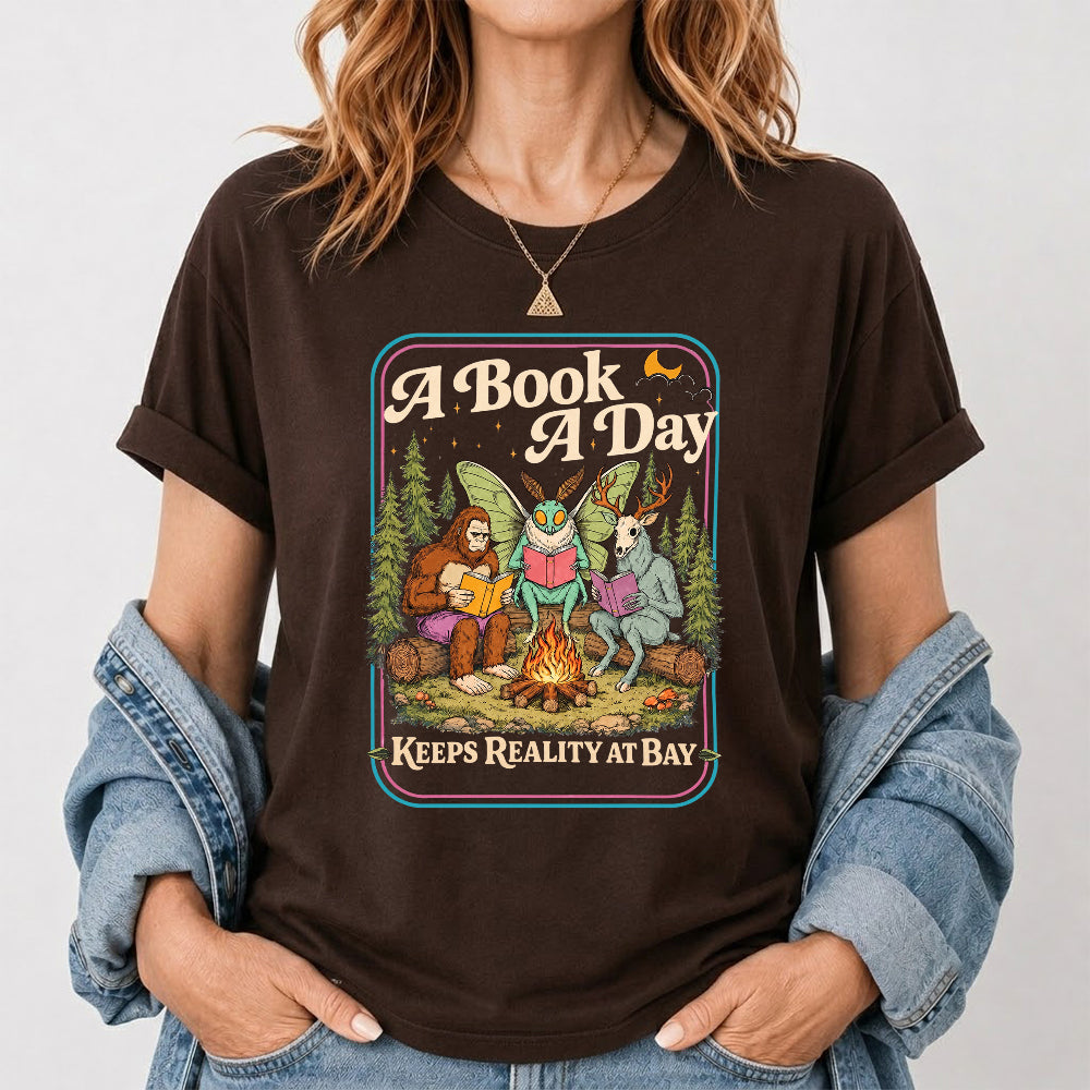 Cryptid Book Club Softstyle T-Shirt | Book Lover Gift Dark Chocolate