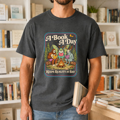 Cryptid Book Club Softstyle T-Shirt | Book Lover Gift Dark Heather