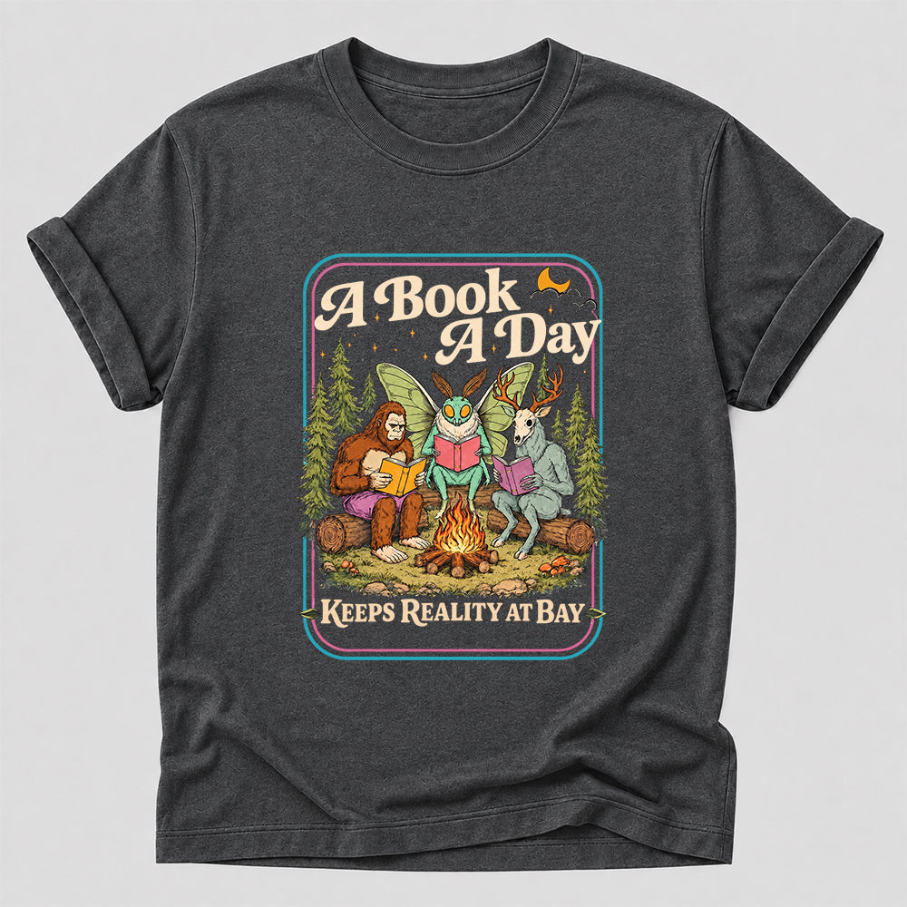 Cryptid Book Club Softstyle T-Shirt | Book Lover Gift Dark Heather