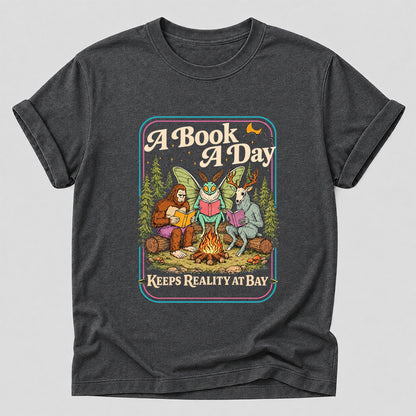 Cryptid Book Club Softstyle T-Shirt | Book Lover Gift Dark Heather