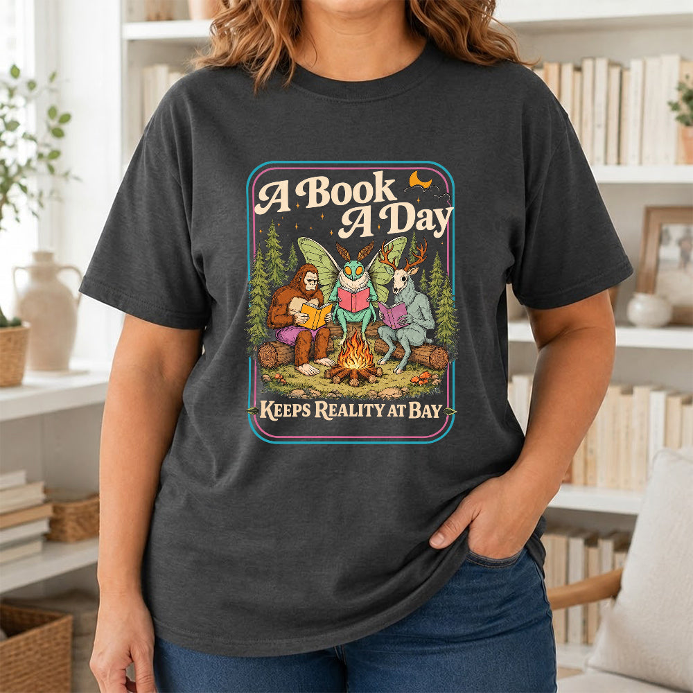 Cryptid Book Club Softstyle T-Shirt | Book Lover Gift Dark Heather