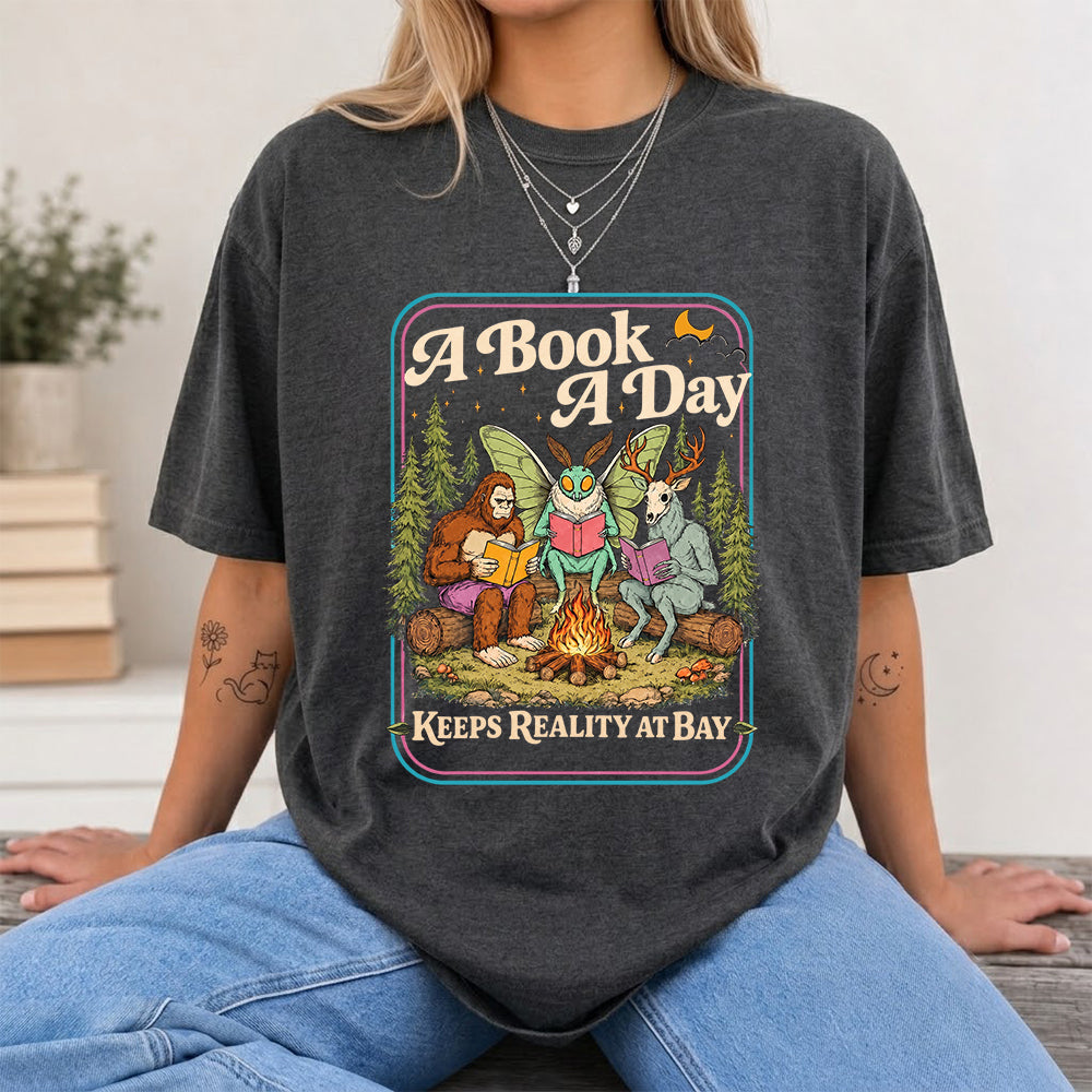 Cryptid Book Club Softstyle T-Shirt | Book Lover Gift Dark Heather
