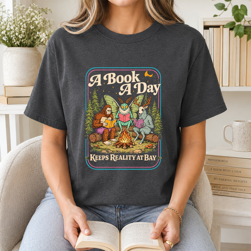 Cryptid Book Club Softstyle T-Shirt | Book Lover Gift Dark Heather