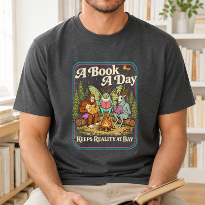 Cryptid Book Club Softstyle T-Shirt | Book Lover Gift Dark Heather