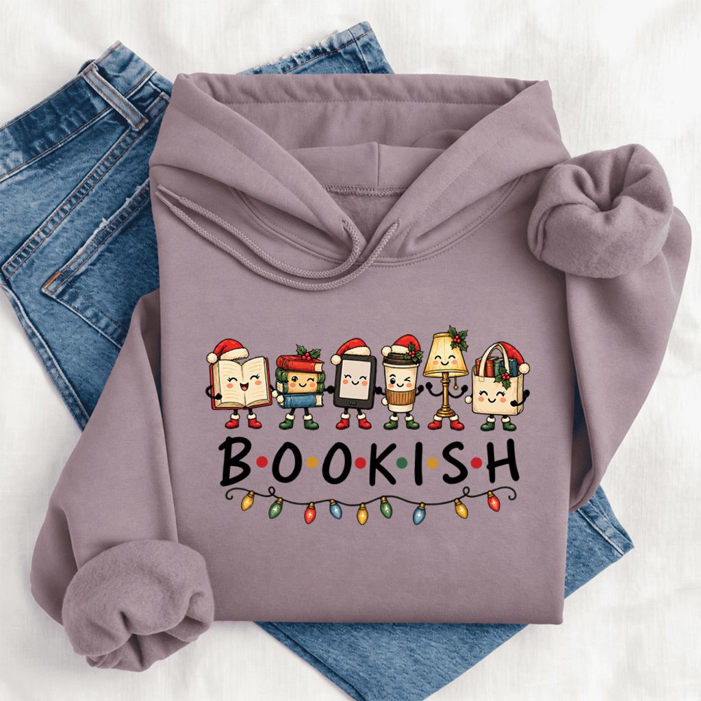 Christmas Bookish Things Softstyle Hoodie | Christmas Gift For Readers Paragon