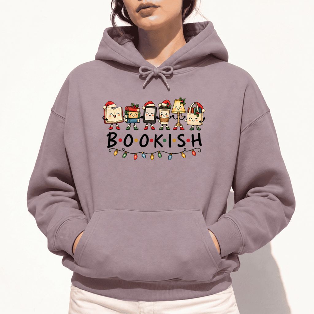 Christmas Bookish Things Softstyle Hoodie | Christmas Gift For Readers Paragon