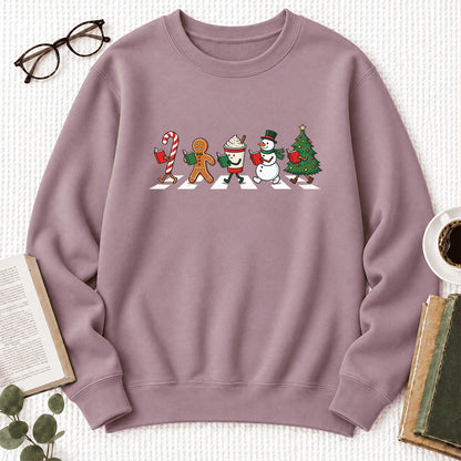 Christmas Reading Parade Softstyle Sweatshirt | Christmas Gift For Readers Paragon
