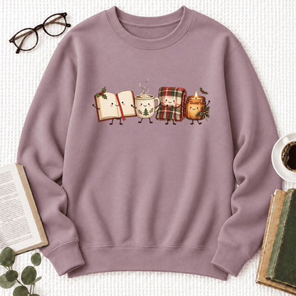 Christmas Cozy Club Softstyle Sweatshirt | Christmas Reader Gift Paragon