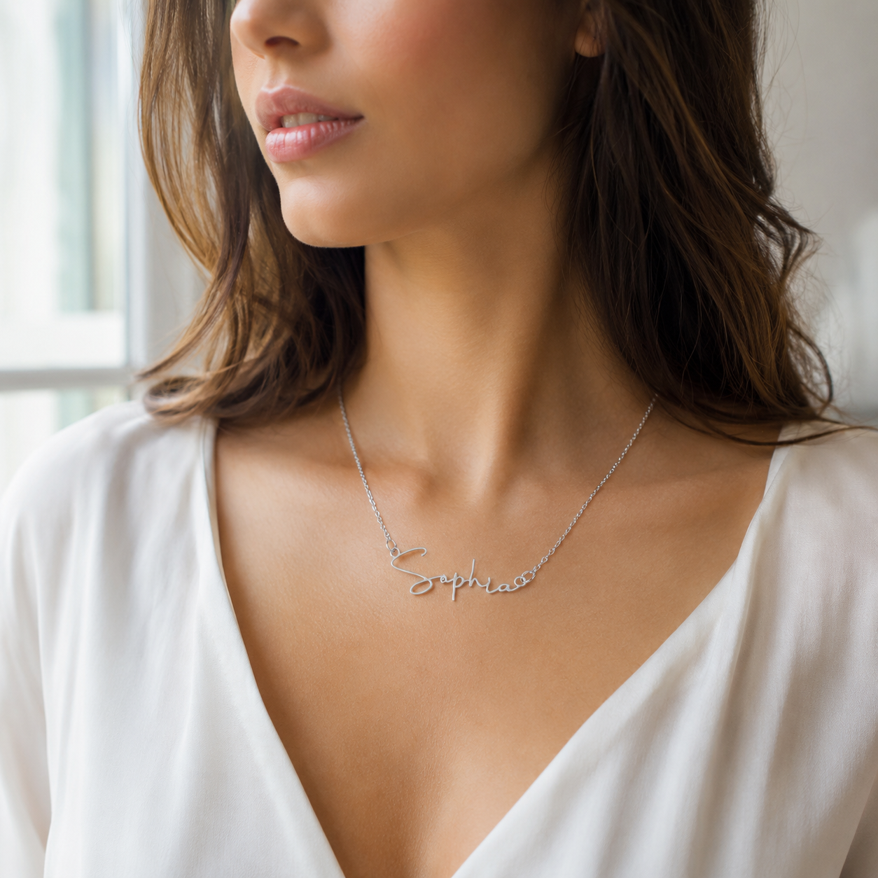 Fireheart Decorative Card And Custom Name Polished Stainless Steel Necklace With Box Book Lover Gift Font 2