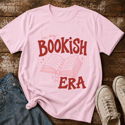 In My Bookish Era Cotton T-Shirt | Book Lover Gift Light Pink